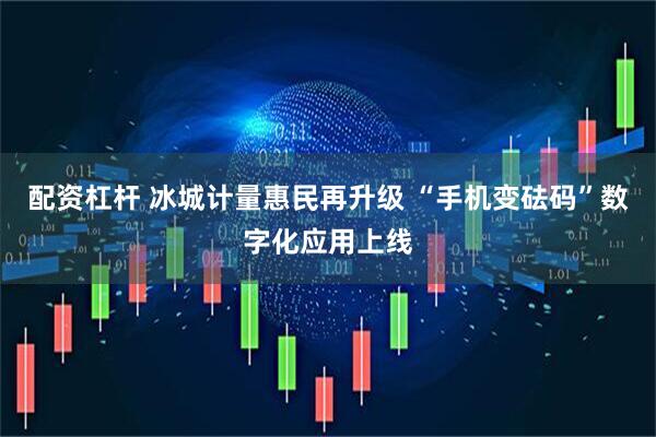 配资杠杆 冰城计量惠民再升级 “手机变砝码”数字化应用上线